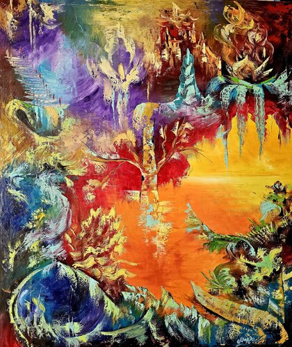 Another Universe by Margarita Akhmetgaleeva, Painting for Sale on Select
