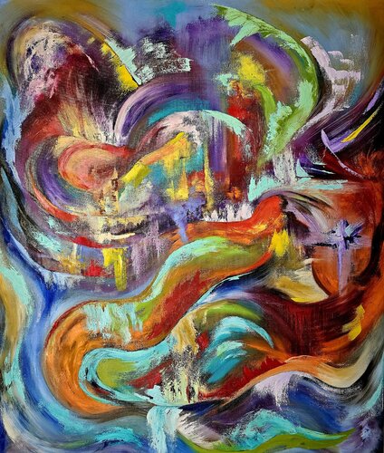 Emotion by Margarita Akhmetgaleeva, Painting for Sale on Select
