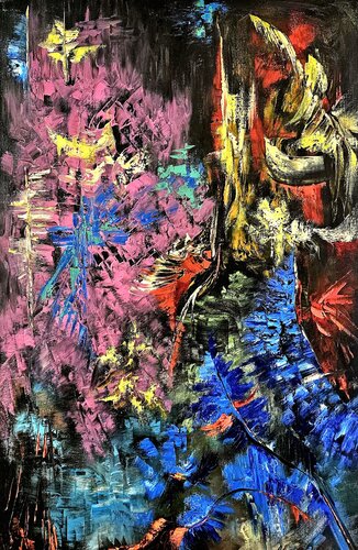 Dance of leaves by Margarita Akhmetgaleeva, Painting for Sale on Select