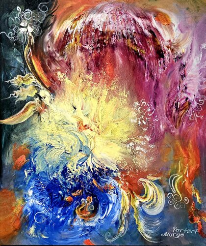 Synthesis of Passion by Margarita Akhmetgaleeva, Painting for Sale on Select