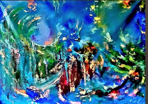 Event Horizon by Margarita Akhmetgaleeva, Painting for Sale on Select