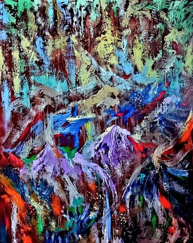 Unspoken Dialogue by Margarita Akhmetgaleeva, Painting for Sale on Select