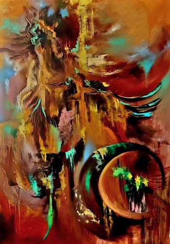 Scent Of The Night Sun by Margarita Akhmetgaleeva, Painting for Sale on Select