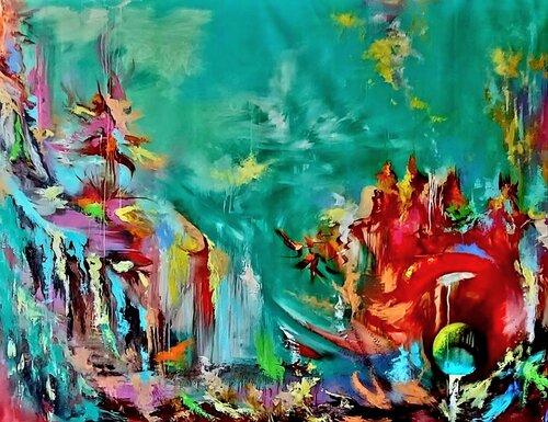 Beyond the Horizon of Dreams by Margarita Akhmetgaleeva, Painting for Sale on Select