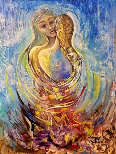 Meeting Myself by Margarita Akhmetgaleeva, Painting for Sale on Select
