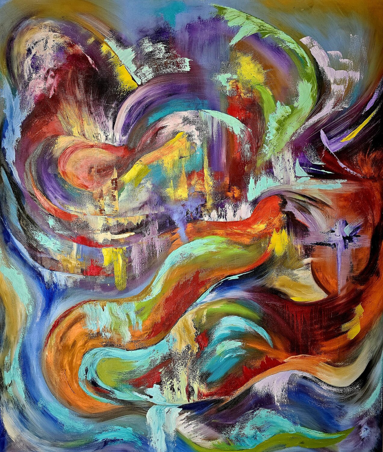 Emotion Margarita Akhmetgaleeva Original painting for sale