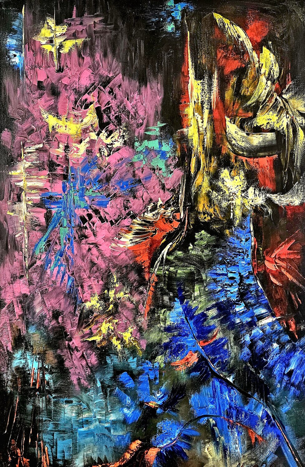 Dance of leaves Margarita Akhmetgaleeva Original painting for sale