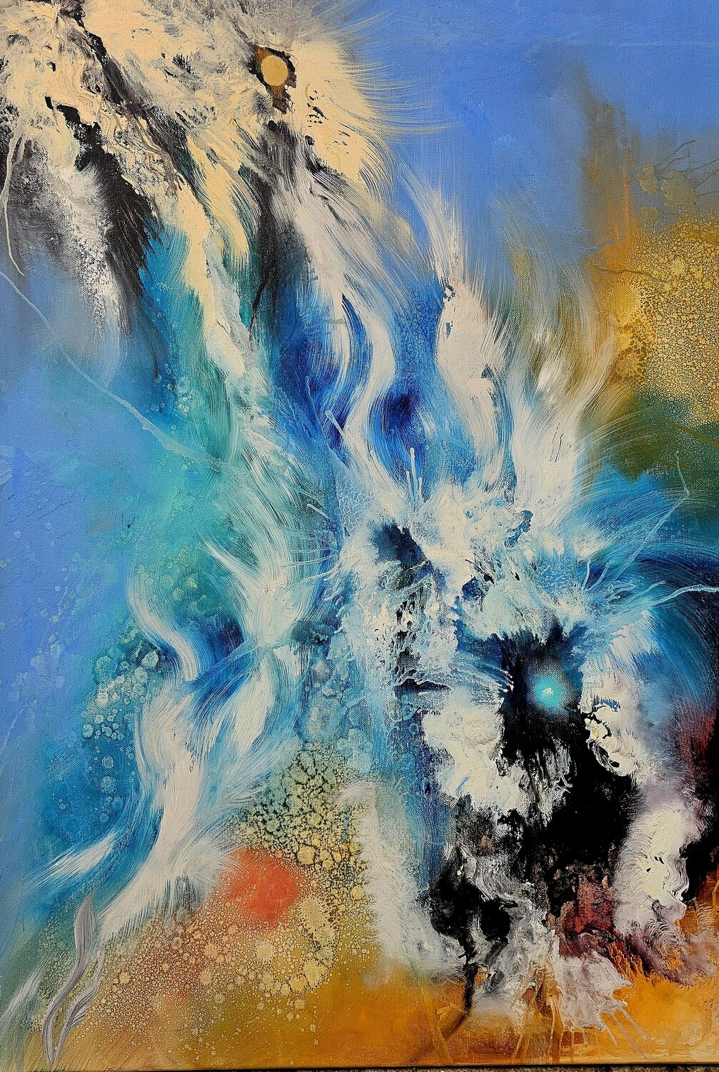 Milky Way Margarita Akhmetgaleeva Original painting for sale