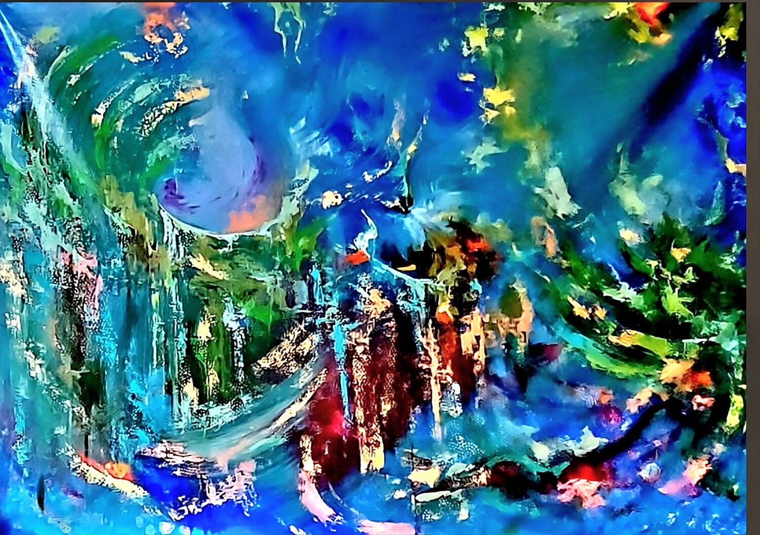 Event Horizon Margarita Akhmetgaleeva Original painting for sale
