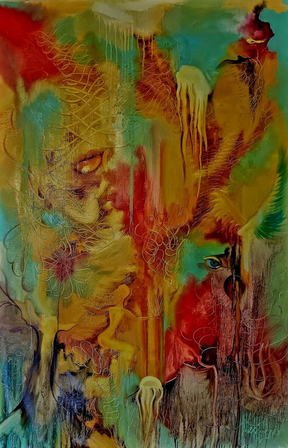 The Whispering Light Margarita Akhmetgaleeva Original painting for sale