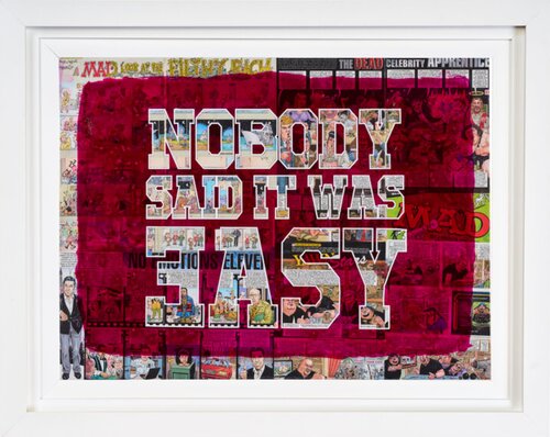 NOBODY SAID IT WAS EASY by Xavi Castel, Painting for Sale on Select