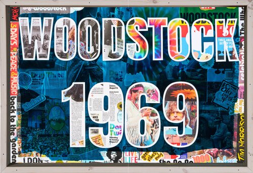 WOODSTOCK 1969 by Xavi Castel, Painting for Sale on Select