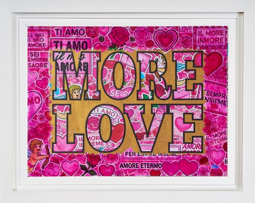 MORE LOVE II by Xavi Castel, Painting for Sale on Select