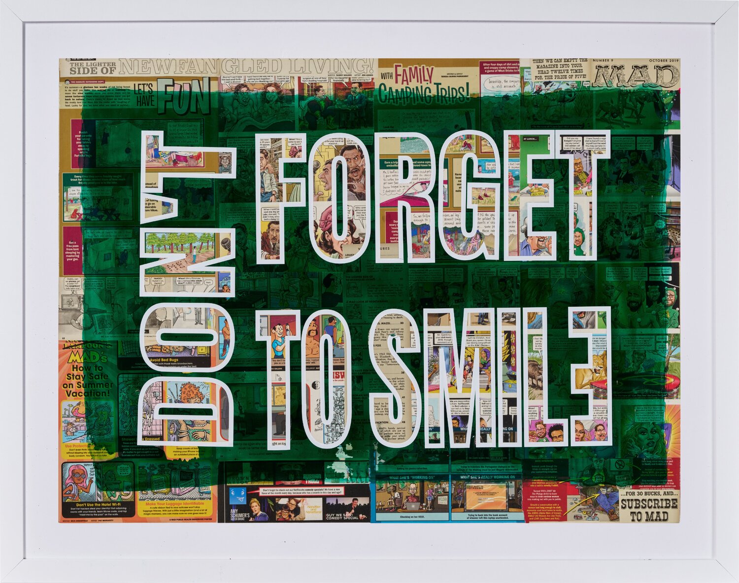 DON´T FORGET TO SMILE Xavi Castel Original painting for sale