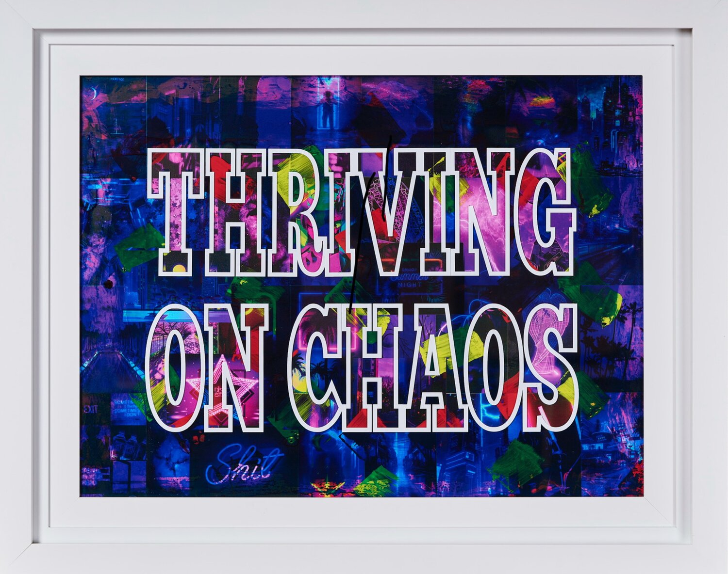 THRIVING ON CHAOS Xavi Castel Original painting for sale