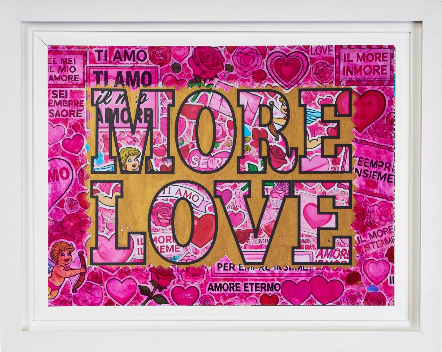 MORE LOVE II Xavi Castel Original painting for sale