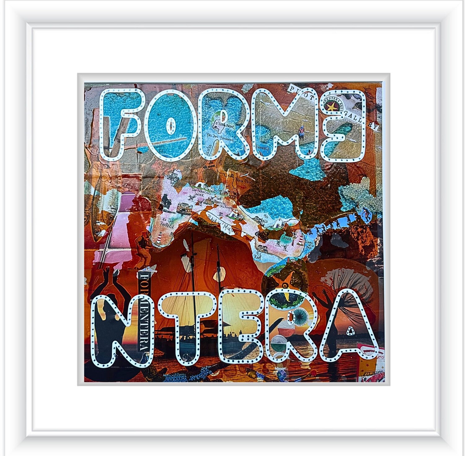 Formentera Cala Saona Xavi Castel Drawing for sale