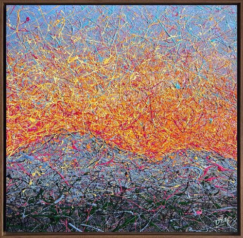 An Invitation to Now - framed by Nadiia Antoniuk, Painting for Sale on Select