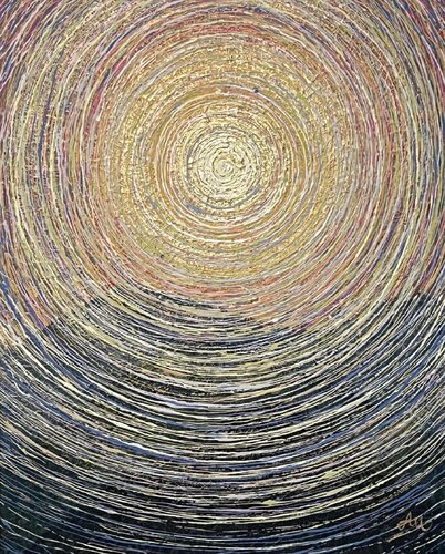 Gentle Light - Ready to hang by Nadiia Antoniuk, Painting for Sale on Select