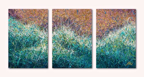 The Ocean’s Embrace by Nadiia Antoniuk, Painting for Sale on Select
