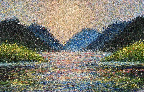 One Breath Away from the Sun by Nadiia Antoniuk, Painting for Sale on Select