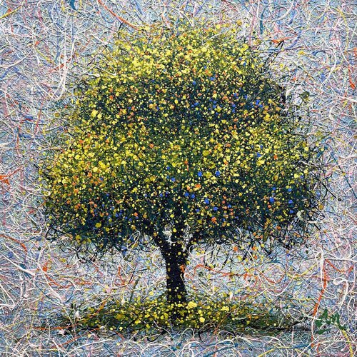 Breath of the Sunny Forest by Nadiia Antoniuk, Painting for Sale on Select