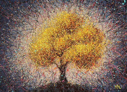 The Dance of Joy by Nadiia Antoniuk, Painting for Sale on Select