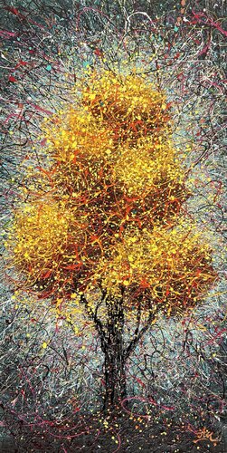 Sun Inside You by Nadiia Antoniuk, Painting for Sale on Select