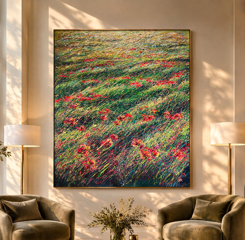 A Memory of a Summer Breeze von Nadiia Antoniuk, Malerei kaufen auf Select