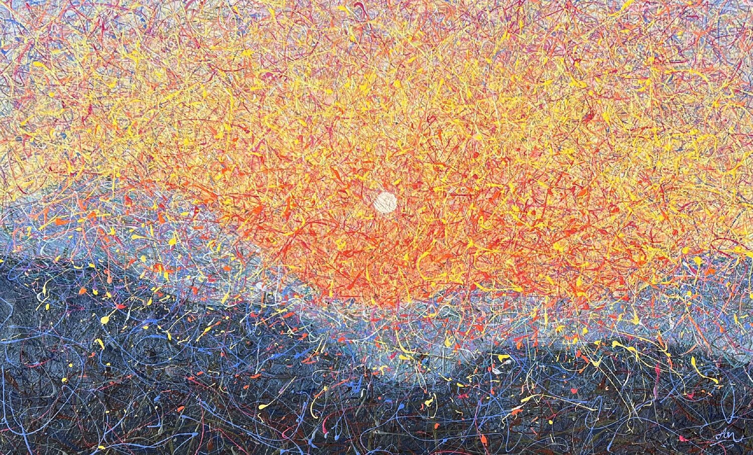 Before the World Breathes Nadiia Antoniuk Original painting for sale