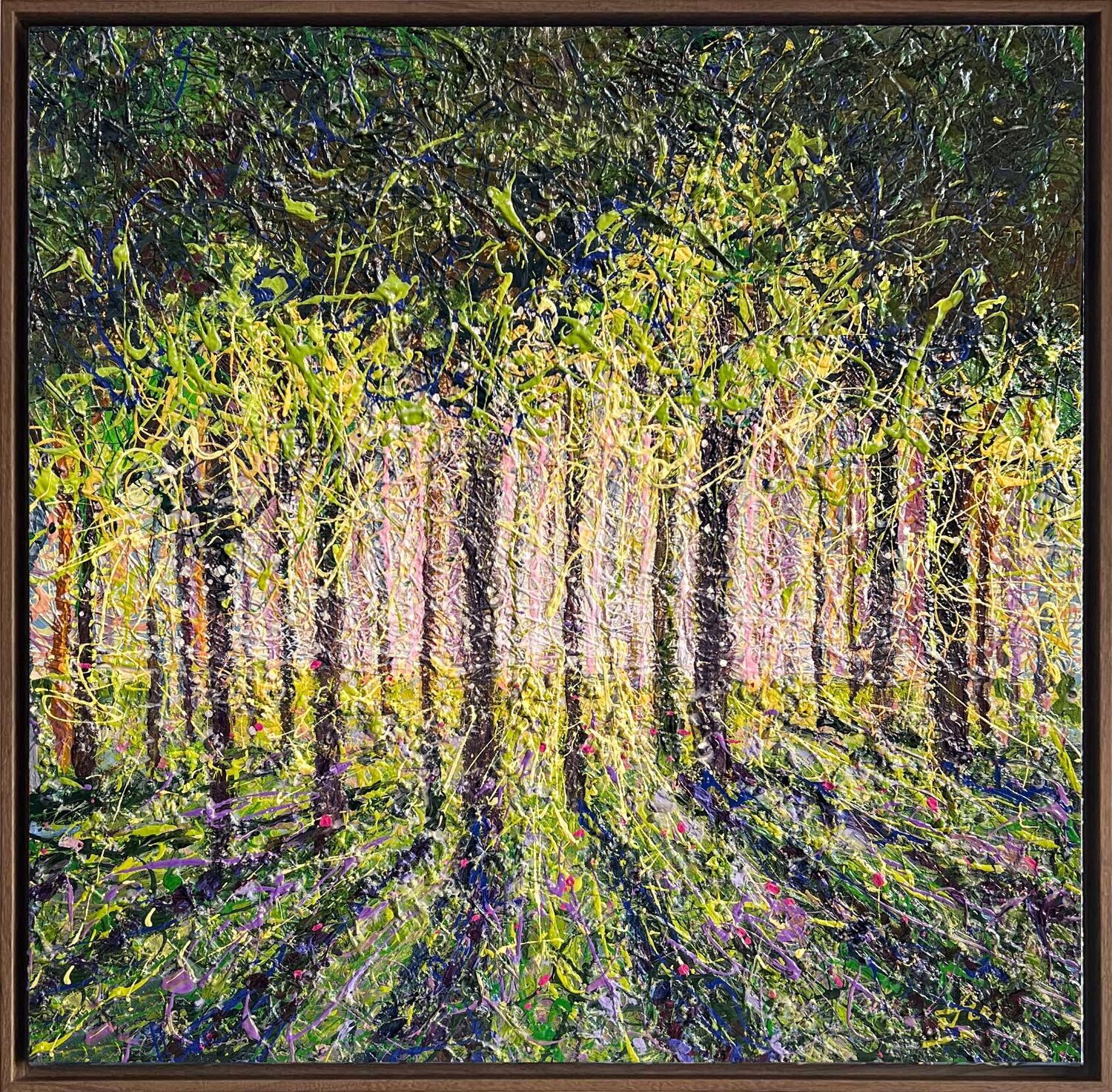 Spring Forest Light Nadiia Antoniuk Original painting for sale