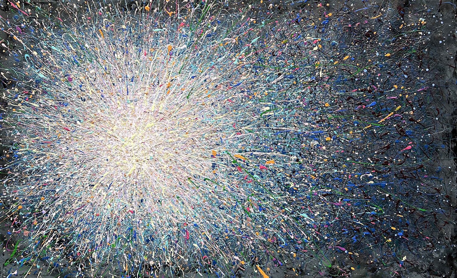 OCEANIC AWAKENING -HORIZONTAL Nadiia Antoniuk Original painting for sale