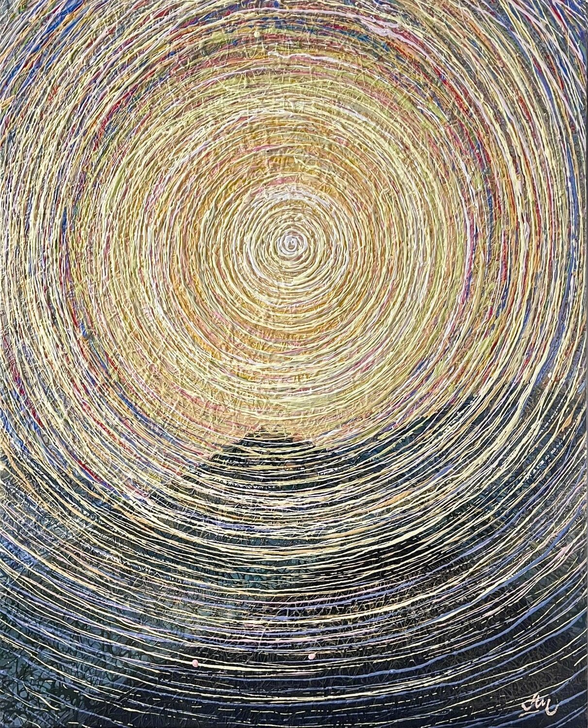 Serenity Woven in Light - Ready to hang Nadiia Antoniuk Original painting for sale