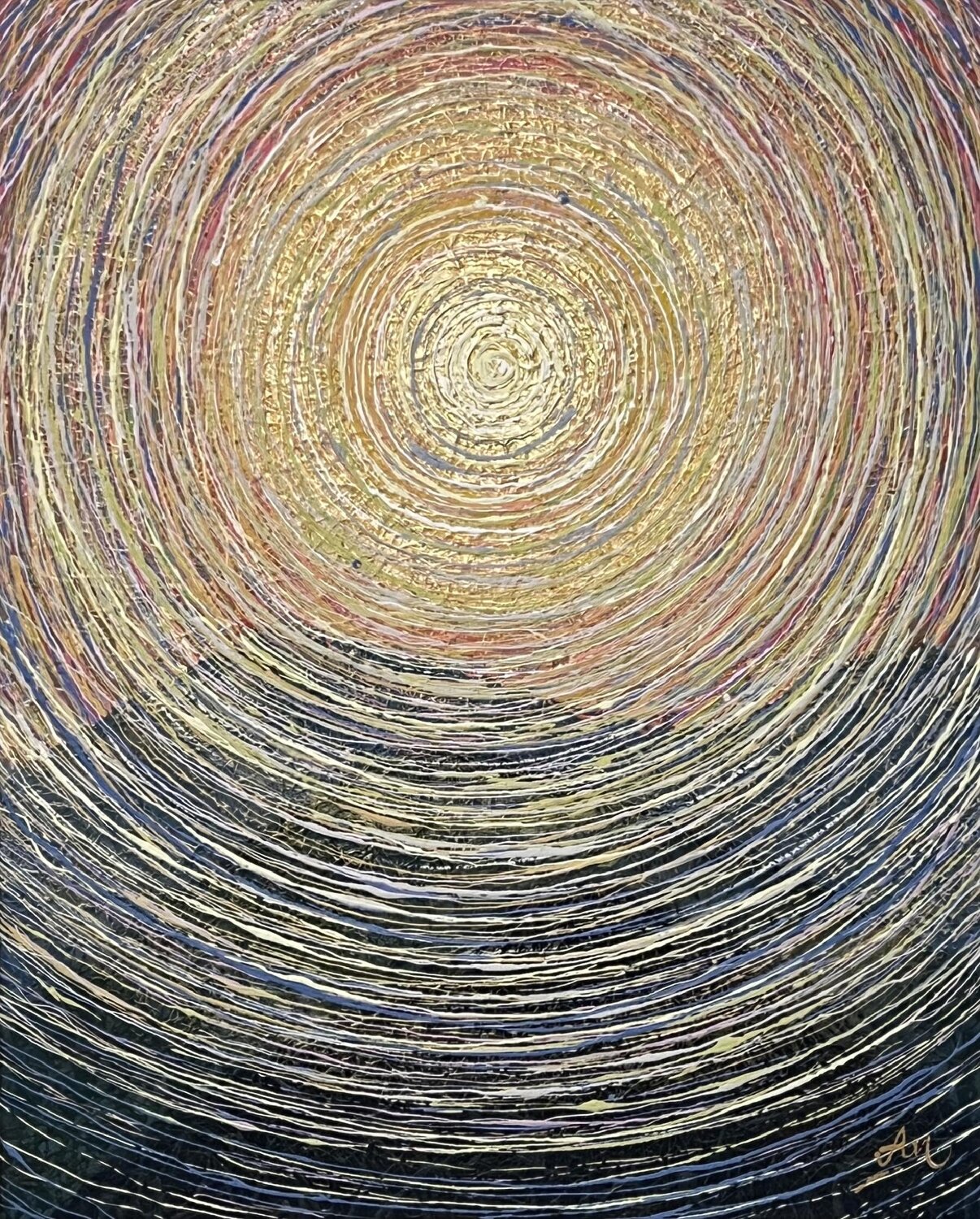Gentle Light - Ready to hang Nadiia Antoniuk Original painting for sale