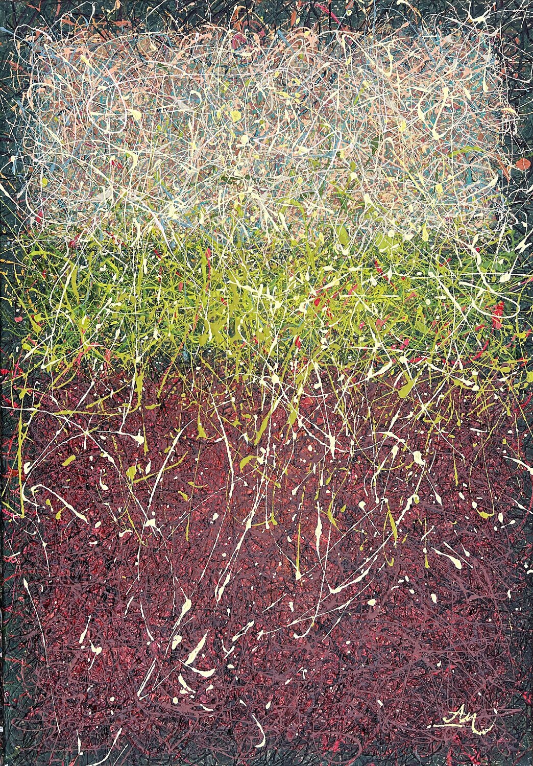The present moment Nadiia Antoniuk Original painting for sale
