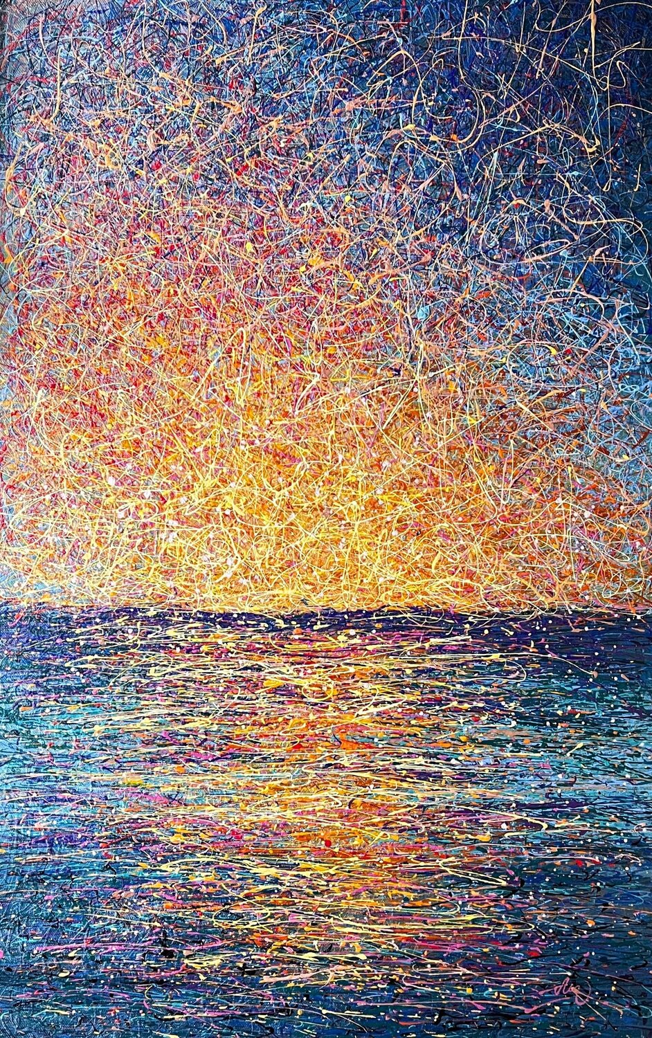 Present morning moment Nadiia Antoniuk Original painting for sale