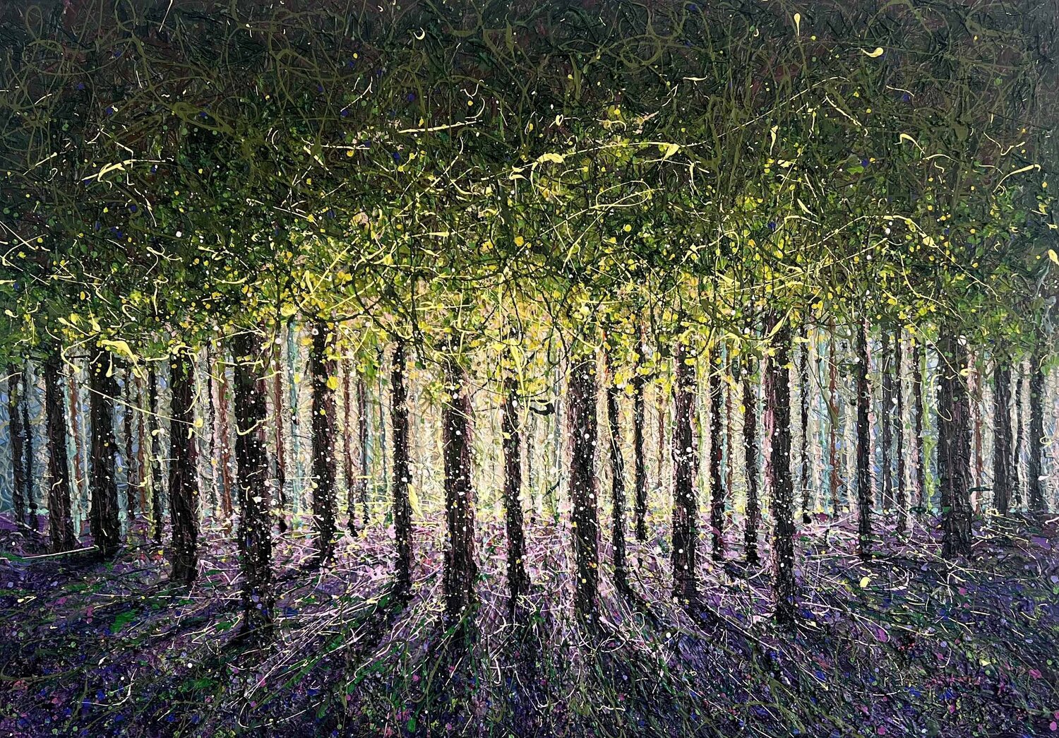 A Spring Meant for Two Nadiia Antoniuk Original painting for sale