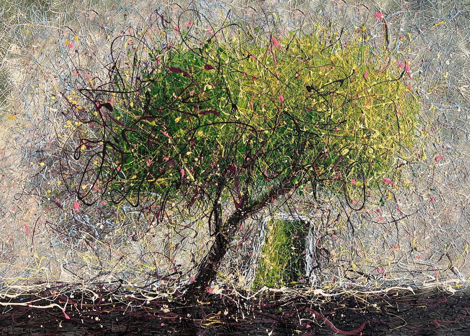 Dancing with Light Nadiia Antoniuk Original painting for sale
