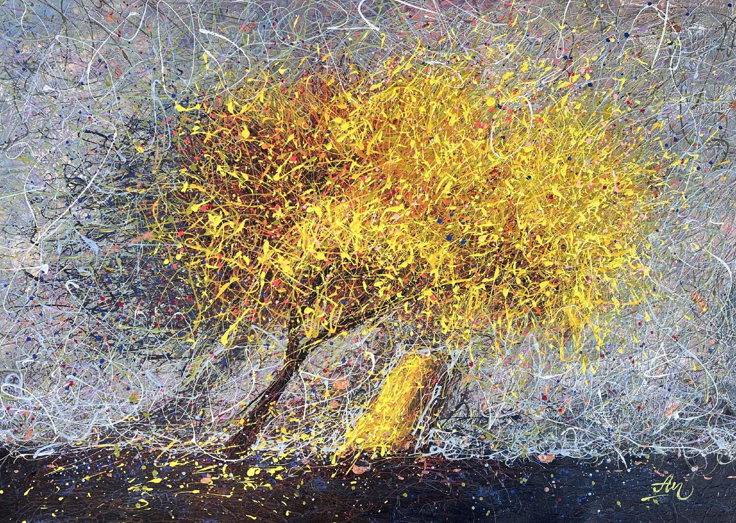Dancing Soul Nadiia Antoniuk Original painting for sale
