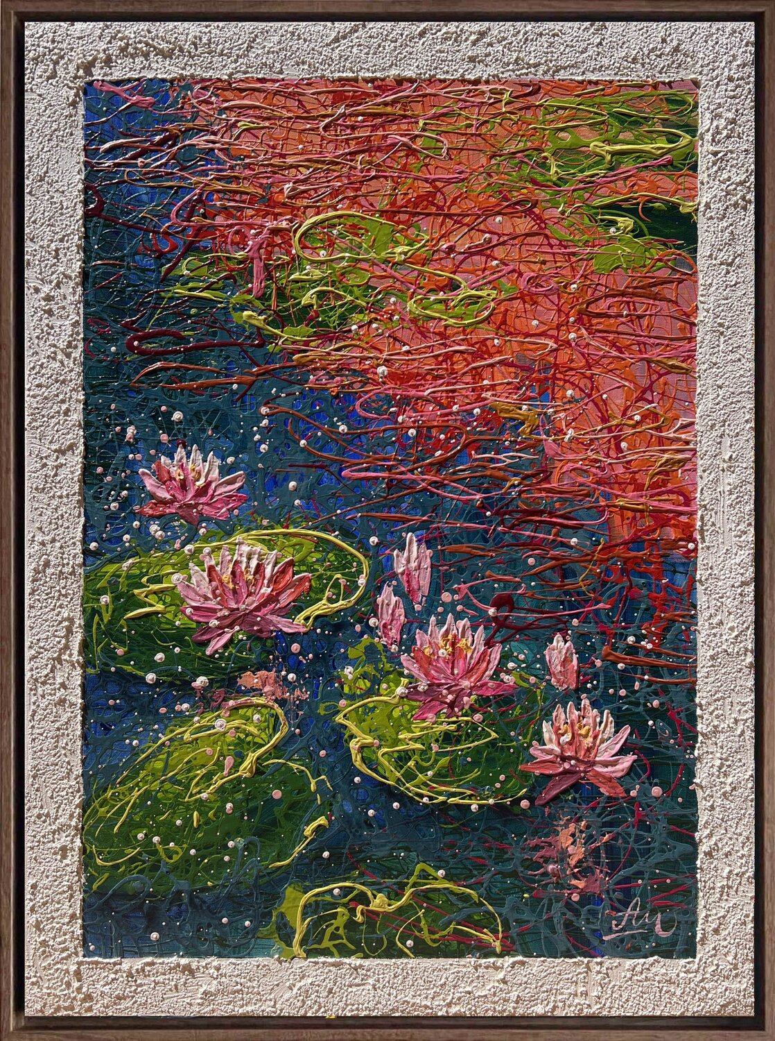 The First Ray of Silence Nadiia Antoniuk Original painting for sale