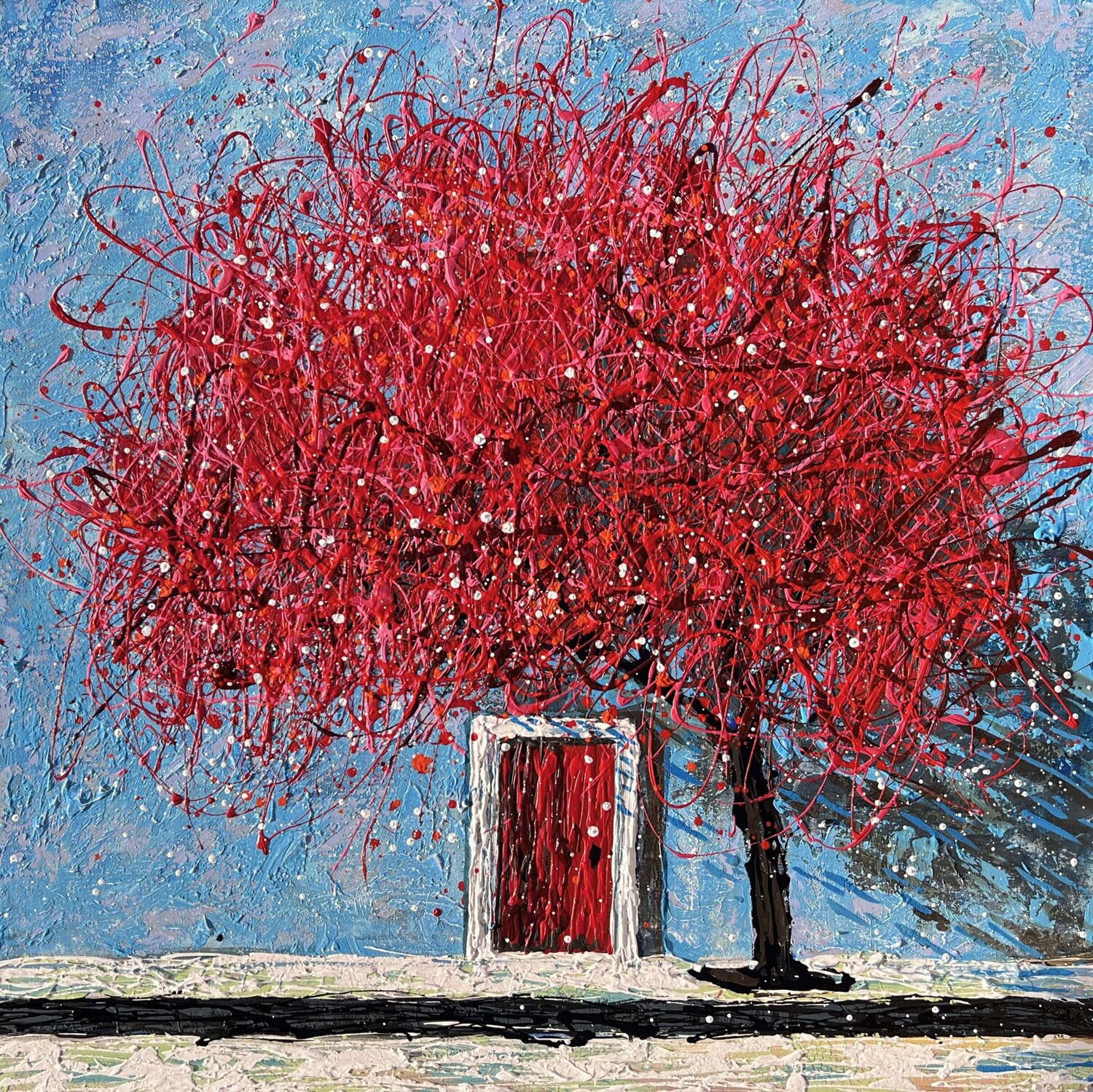 Petals of Time Nadiia Antoniuk Original painting for sale