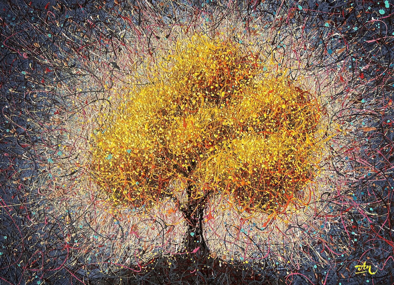 The Dance of Joy Nadiia Antoniuk Original painting for sale