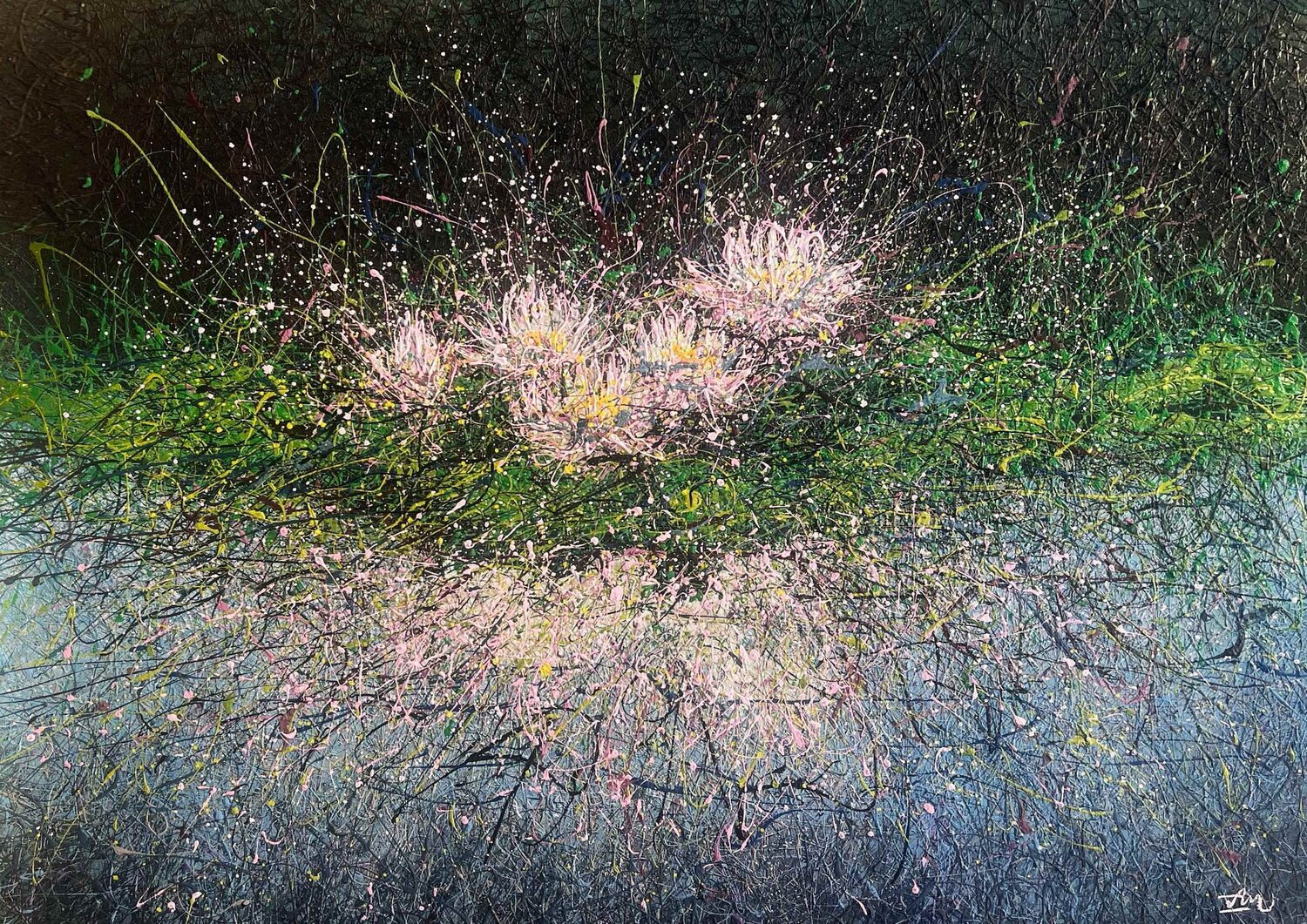 The Dance of Tenderness Nadiia Antoniuk Original painting for sale