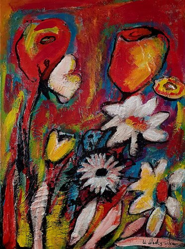 Maigefühle by Urszula Widzgowska, Painting for Sale on Select