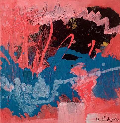Energie in Farbe by Urszula Widzgowska, Painting for Sale on Select