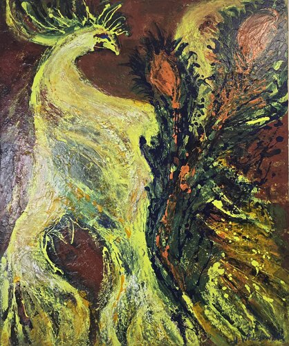 Phönix Polonis by Urszula Widzgowska, Painting for Sale on Select