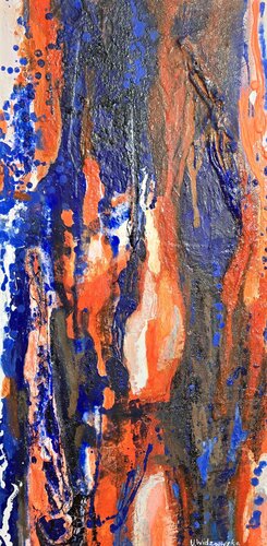 Wellen der Herbst-Erinnerungen by Urszula Widzgowska, Painting for Sale on Select