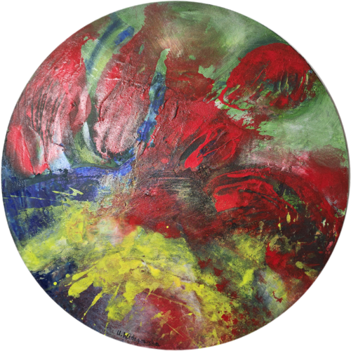 Frühlingsexplosion by Urszula Widzgowska, Painting for Sale on Select