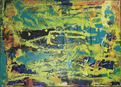 Energy Unfolded by Urszula Widzgowska, Painting for Sale on Select