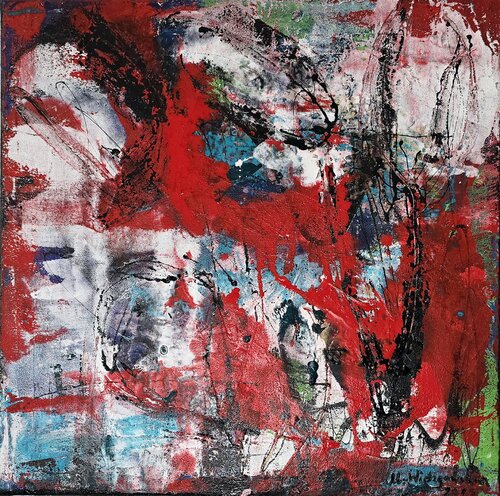 Zwischen Kraft und Stille by Urszula Widzgowska, Painting for Sale on Select